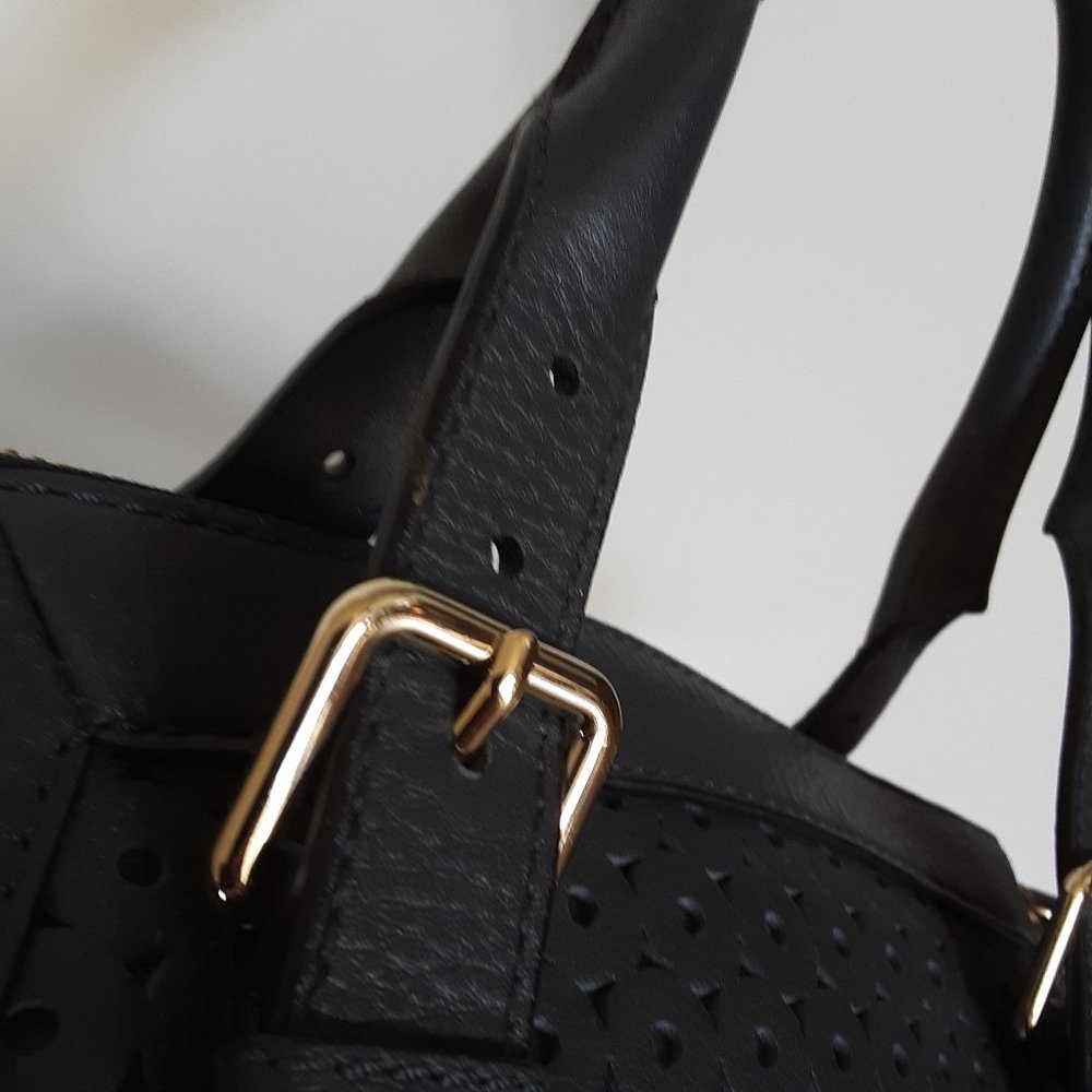 Kate Spade Dark Gray Satchel, EUC - Picture 7 of 11